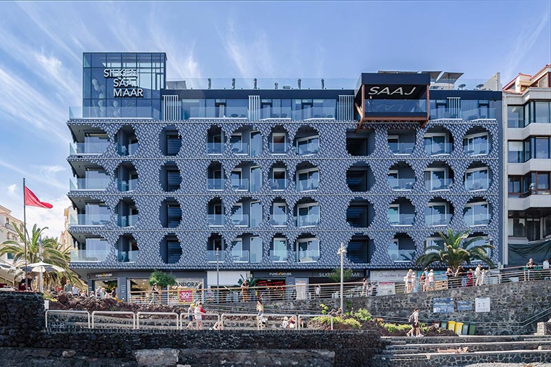 finalista premios aye gran canaria estudioUAD Hotel SILKEN SAAJ MAAR en Puerto de La Cruz CANARIAS