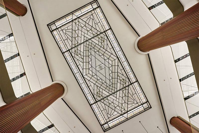 arquitectura centro canalejas estudio lamela interior hall escaleras