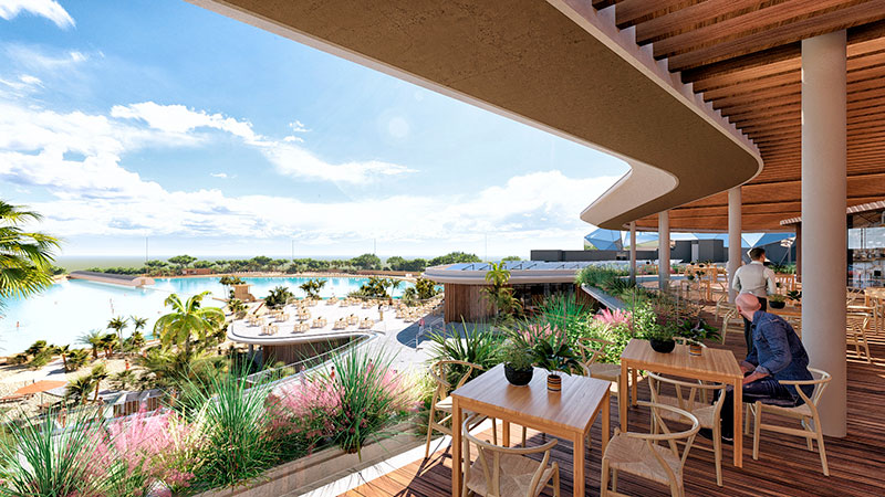  arquitectura y empresa DNA architects gemswell surf madrid wave garden ciudad del deporte 