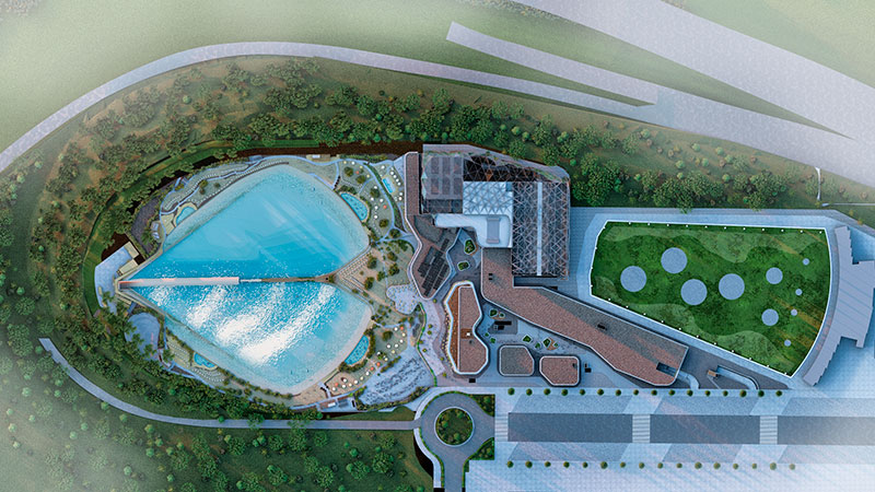  arquitectura y empresa DNA architects gemswell surf madrid wave garden ciudad del deporte 