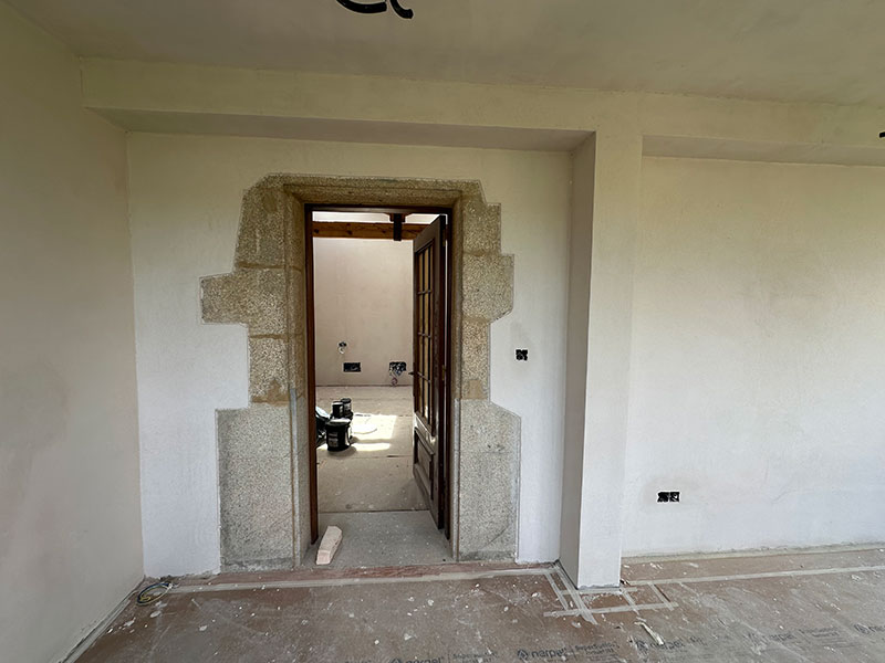 arquitectura y empresa ganbatte material continuo revestimiento acabado