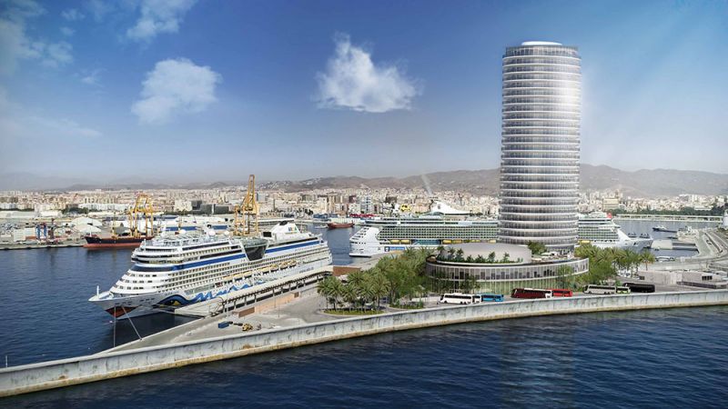 arquitectura estudio segui hotel torre del puerto render 3d visual effects