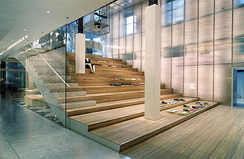 arquitectura prada store NY koolhaas paneles translucidos Pal plastic