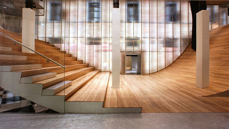 arquitectura prada store NY koolhaas paneles translucidos Pal plastic