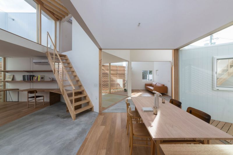 arquitectura Tato Architects Casa en Hokusetsu Fotografía de Shinkenchiku-sha comedor