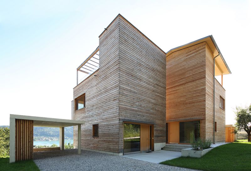 arquitectura con madera CLT_Casa unifamiliar Wörth