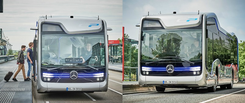 arquitectura, diseño, deisgn, transporte público, autobús, automatizado, automático, robotizado, robot, inteligente, Future Bus, Mercedes-Benz, DAIMLER