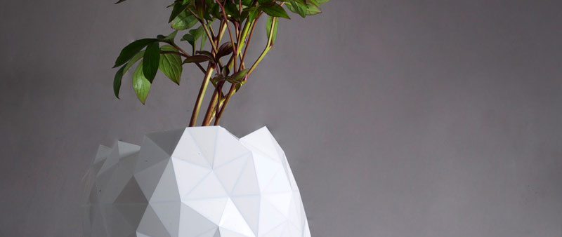 arquitectura, diseño, Growth, Studio Ayaskan, maceta, origami