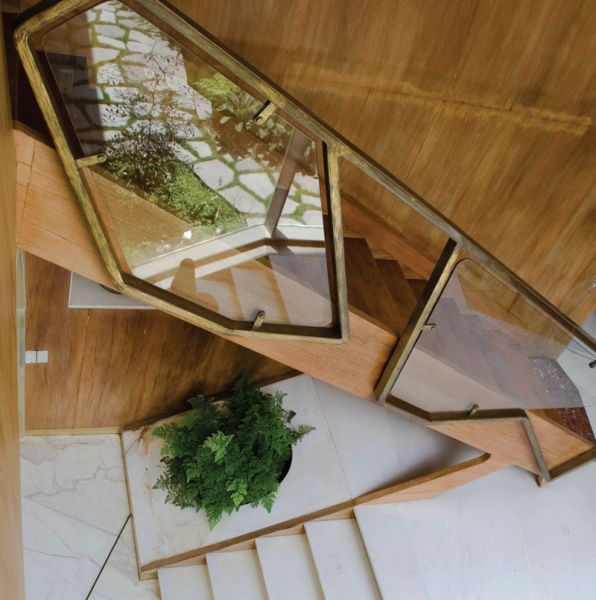 Arquitectura_Villa Planchart _G.Ponti -vista comunicación vertical escalera