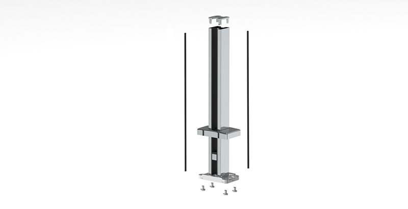 Arquitectura y Empresa, arquitectura, Comenza, materiales de construcción, barandilla, arquitectura y materiales, sistema MT-201, barandilla de vidrio, minimalista, diseño de producto, minimalismo, diseño contemporáneo, Código Técnico de la Edificación, CTE, barandillas MT-200, garantía de seguridad, estética, facilidad de instalación, dispositivos de nivelación, sistema modular, acero inoxidable, durabilidad, diseño elegante