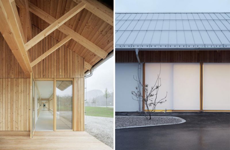 Imágenes del jardín de infancia en Bohinj, Eslovenia. Finalista del premio de arquitectura Mies Van der Rohe 2024