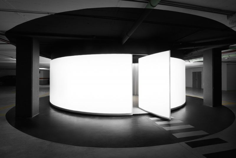 arquitectura boma estudio showroom 360 foto garaje