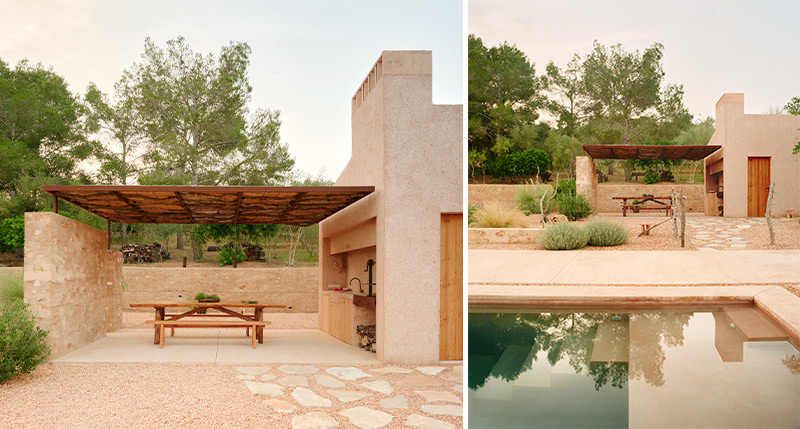 Arquitectura y Empresa, arquitectura, OAM – Oficina d’Arquitectura a Mallorca, arquitectura residencial, vivienda unifamiliar, casa, Mallorca, España, Jose Hevia, Manacor, paisaje, naturaleza, aislamiento térmico natural, mediterráneo, materiales naturales, materiales de construcción de proximidad, eficiencia energética, ventilación natural, baja huella ecológica, arquitectura y materiales, materiales ecológicos, construcción eficiente, sostenibilidad, sostenible, vivienda ecológica, arquitectura sostenible, materiales sostenibles