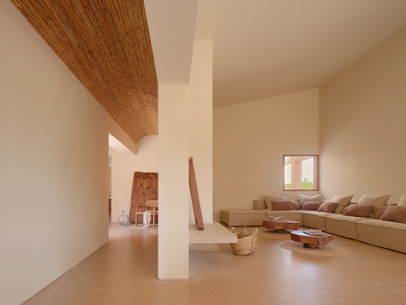 Arquitectura y Empresa, arquitectura, OAM – Oficina d’Arquitectura a Mallorca, arquitectura residencial, vivienda unifamiliar, casa, Mallorca, España, Jose Hevia, Manacor, paisaje, naturaleza, aislamiento térmico natural, mediterráneo, materiales naturales, materiales de construcción de proximidad, eficiencia energética, ventilación natural, baja huella ecológica, arquitectura y materiales, materiales ecológicos, construcción eficiente, sostenibilidad, sostenible, vivienda ecológica, arquitectura sostenible, materiales sostenibles