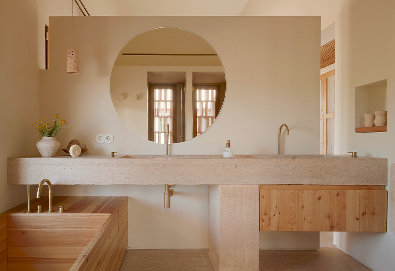 Arquitectura y Empresa, arquitectura, OAM – Oficina d’Arquitectura a Mallorca, arquitectura residencial, vivienda unifamiliar, casa, Mallorca, España, Jose Hevia, Manacor, paisaje, naturaleza, aislamiento térmico natural, mediterráneo, materiales naturales, materiales de construcción de proximidad, eficiencia energética, ventilación natural, baja huella ecológica, arquitectura y materiales, materiales ecológicos, construcción eficiente, sostenibilidad, sostenible, vivienda ecológica, arquitectura sostenible, materiales sostenibles