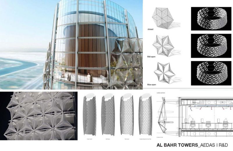 arquitectura edificios de fachada metalica