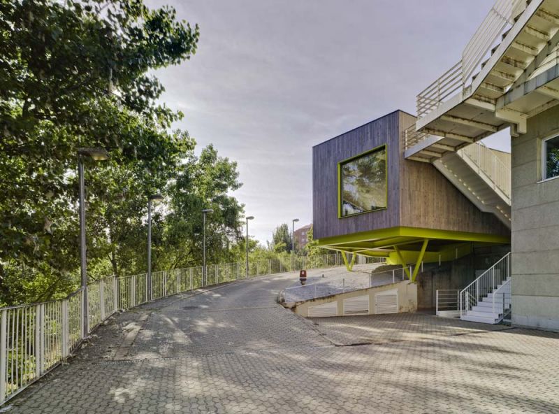 arquitectura de maternidades Hospital de Día Oncológico de Aranda de Duero fotografia exterior
