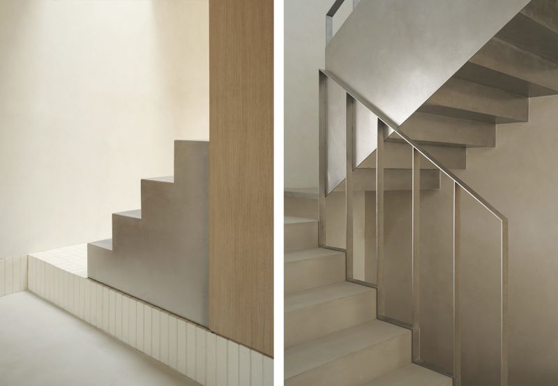 Materialidad de la escalera