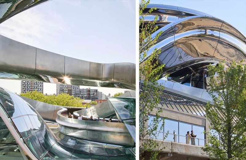 Fenix, detalles del mirador Tornado obra de MAD Architects