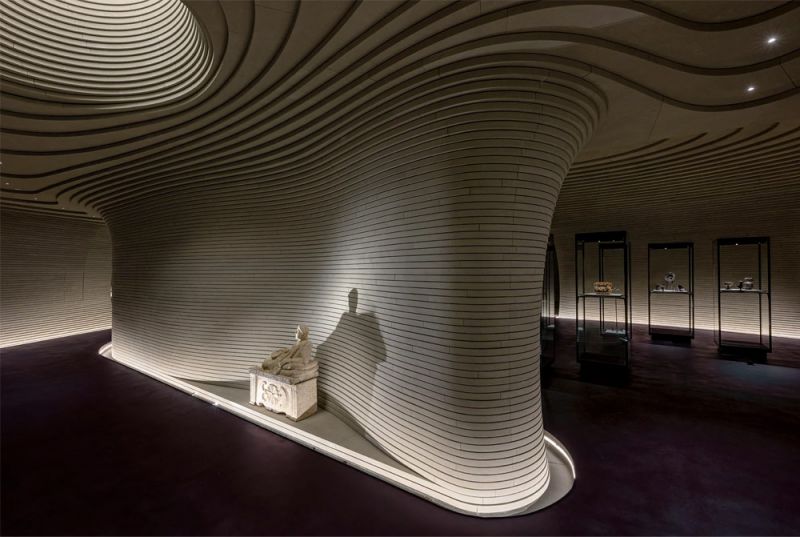 Imagen del interior del nuevo espacio expositivo del museo Luigi Rovati