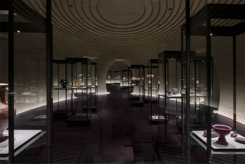 Imagen del interior del nuevo museo Luigi Rovati 