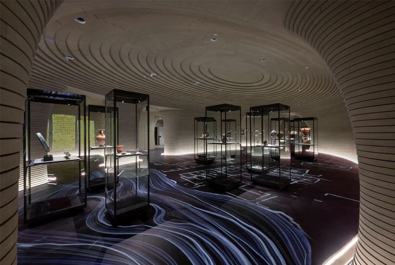 Imagen del interior de la Fundación Luigi Rovati obra de Mario Cucinella Architects