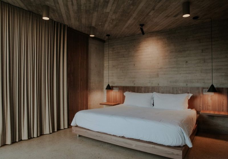 Habitación principal de la Casa de Concreto