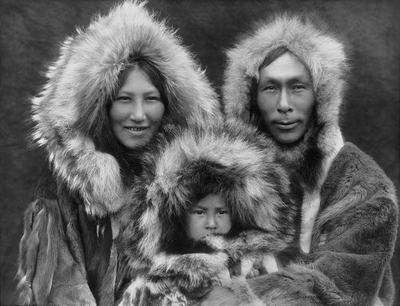Familia Inuit (esquimales)