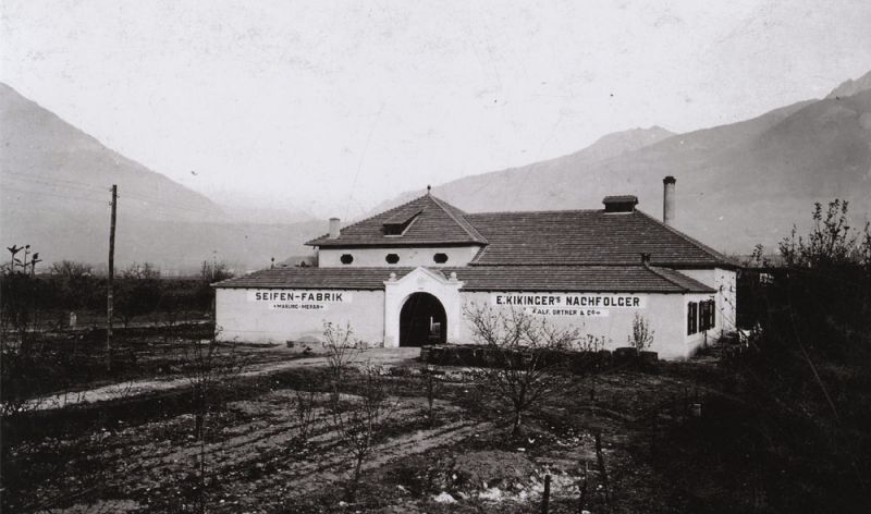 Imagen de la fábrica de jabón durante los años 20