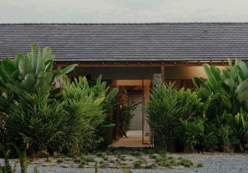 Ingreso principal de la Casa Mesaguamo