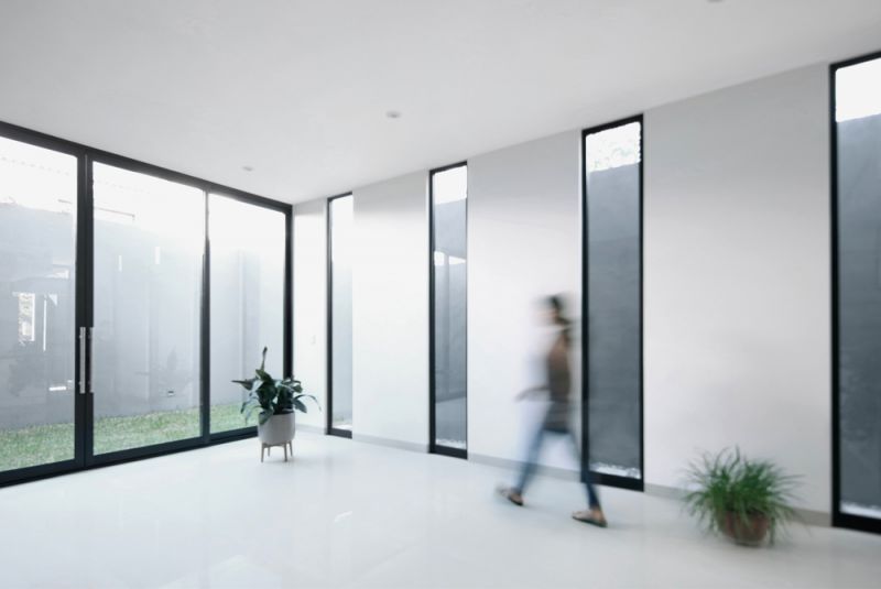 arquitectura interior ventanas verticales Casas SP