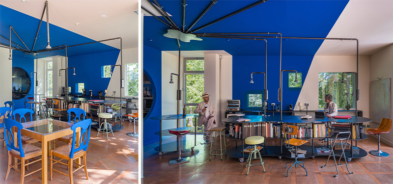 Arquitectura y Empresa, arquitectura, diseño de interiores, interiorismo, MARIANO, La Posada, hotel, rehabilitación, proyecto de reforma, Asturias, indigo, azul, arquitectura e historia, naturaleza, integración con la naturaleza, posada, arquitectura imperfecta, imagen subliminal