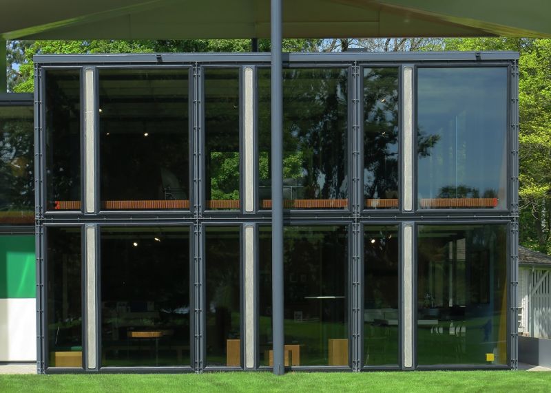 Ensamblaje modular de la fachada