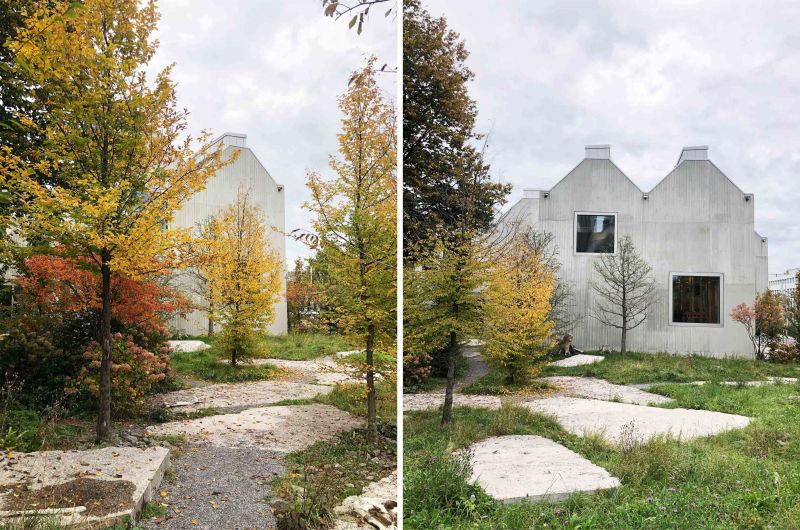 Espacio exterior de exposición