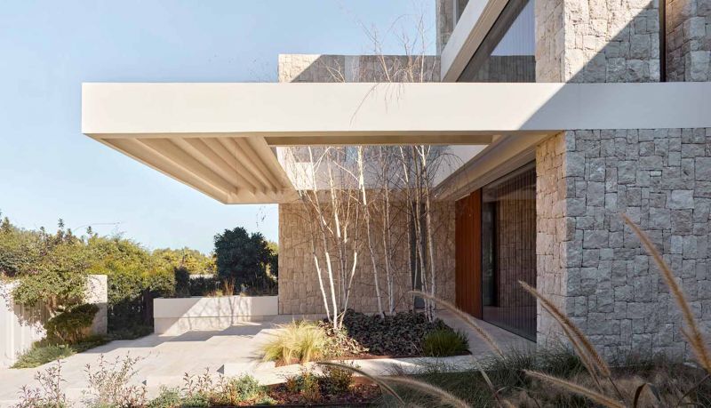 Imagen del exterior y el voladizo