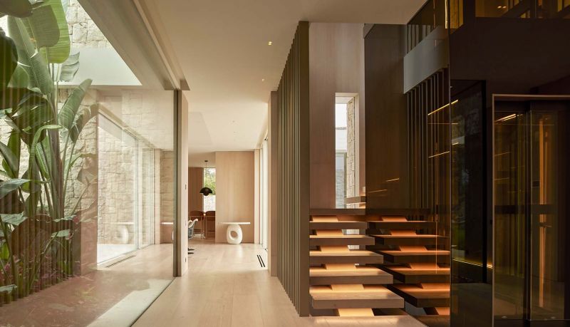 Imagen de la escalera