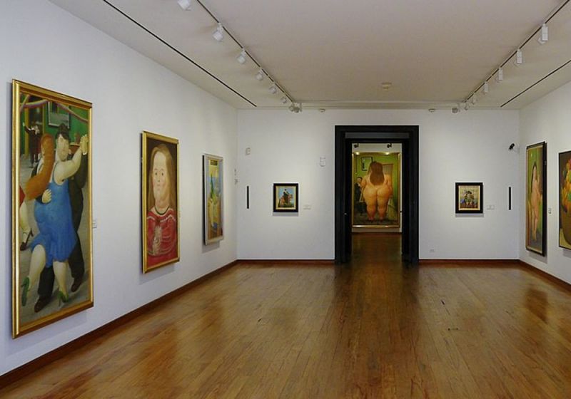 Vista Sala de Exposición Museo Botero