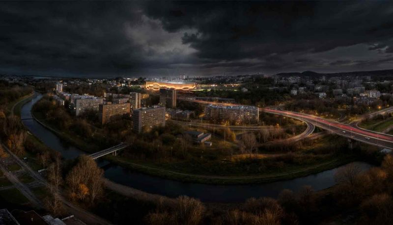 Nuevo estadio New Bazaly obra de L35 Architects