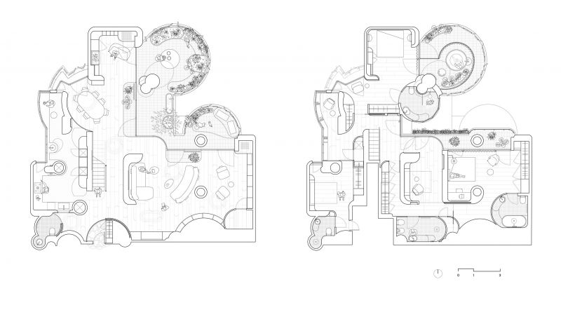 Planta baja y primera del duplex