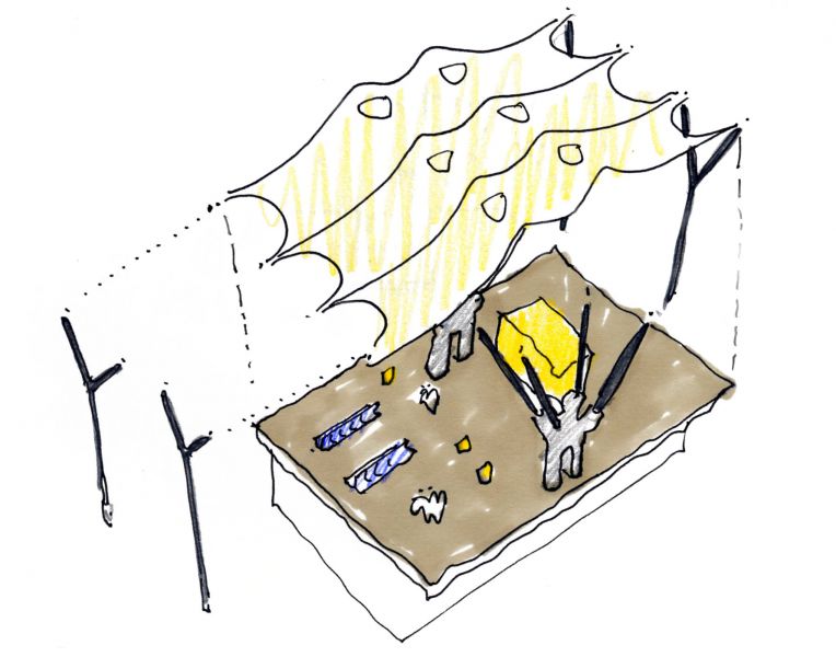 Croquis axonométrico