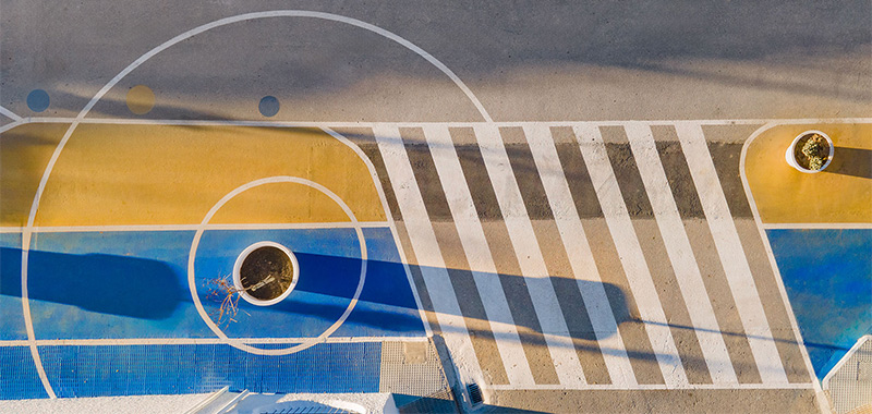 Arquitectura y Empresa, arquitectura, urbanismo, diseño urbano, Murcia, Torre Pacheco, calle, DMDT Arquitectura, Parra Arquitectos, Imagen Subliminal (Rocío R. Rivas + Miguel de Guzmán), trafico, ciudad, pueblo, calle Miguel de Cervantes, intervención urbanística, Trenza Urbana, calle peatonal, diseño de calle, proyecto urbano, vegetación autóctona, comunidad, vecindario