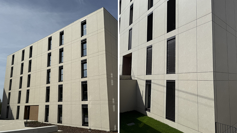 Arquitectura y Empresa, arquitectura, Trespa, Portugal, NA12 Matt, fachada, materiales de construcción, acabados, revestimiento exterior, materiales sostenibles, Trespa® Meteon®, arquitectura sostenible, placas de gran formato, revestimiento fachadas, panel revestimiento, arquitectura y materiales