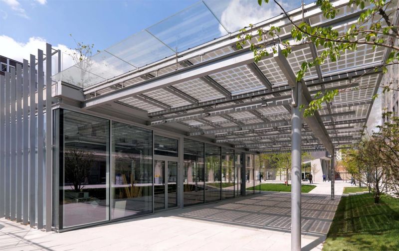 Imagen de uno de los nuevos edificios del Campus de Arquitectura del Politécnico de Milán