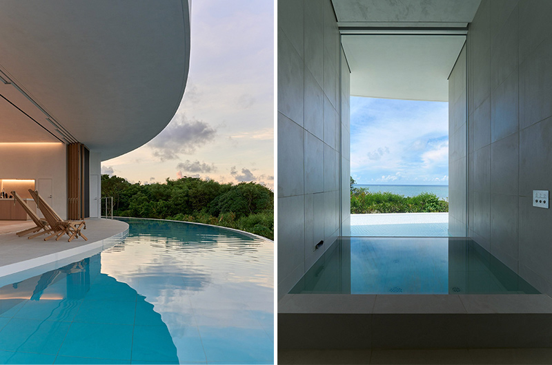 Arquitectura y Empresa, arquitectura, Japón, Japan, villa, casa de vacaciones, playa, Sou Fujimoto, diseño interior, interiorismo, arquitectura orgánica, vivienda de alquiler, hotel, mar, isla, arquitectura costera, integración con naturaleza, Not A Hotel, New Color Studio, materiales de construcción, minimalismo, diseño minimalista, diseño de interiores, piscina, arquitectura orgánica, arquitectura minimalista