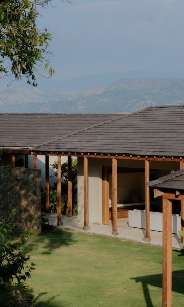 Vista de la galería y la sala de la Casa Mesaguamo