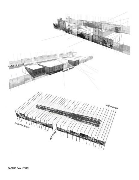arquitectura Cannon Design Centro YMCA planos