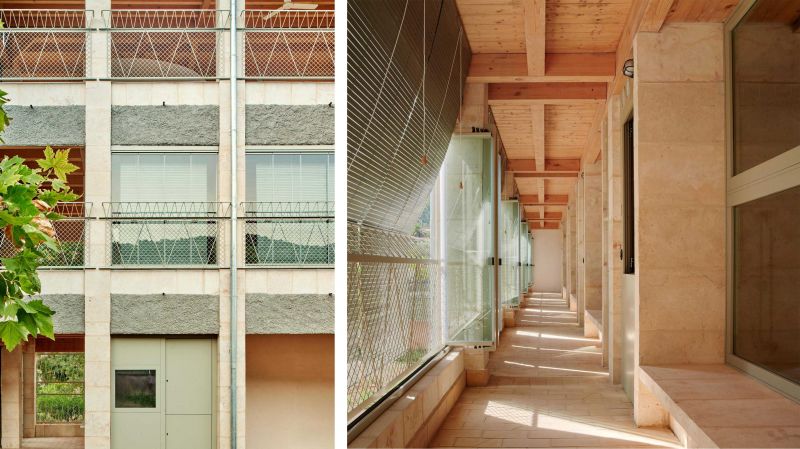 arquitecturayempresa_18 viviendas sociales intergeneracionales_fachada vidriada_