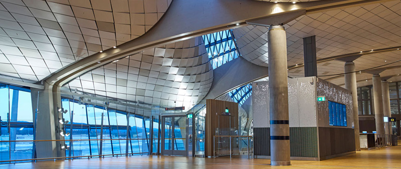 arquitectura y empresa, aeropuerto, Oslo, Ivan Brodey, Sune Eriksen, Knut Ramstad, Nordic—Office of Architecture, NSW Architect, proyecto de ampliación, diseño, diseñador, sostenible, sostenibilidad
