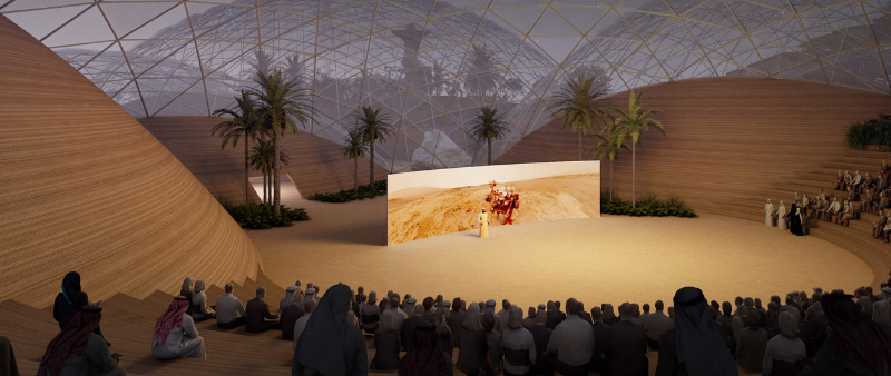 arquitectura, arquitecto, diseño, design, diseñador, BIG, Mars Science City, impresión 3D, Gobierno de Los Emiratos Árabes, Dubái, Marte, ciudad, experimental, proyecto, colonización