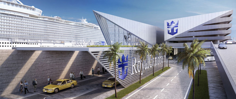 arquitectura, arquitecto, diseño, design, Broadway Malyan, Miami, Terminal de Cruceros, costa, transporte, Royal Caribbean Cruises Ltd